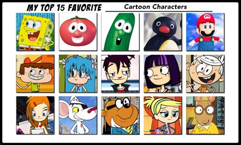 My Top 15 Favorite Cartoon Characters by AlfonzThe2nd on DeviantArt