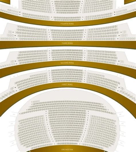 David H. Koch Theater Detailed Seating Chart | TickPick