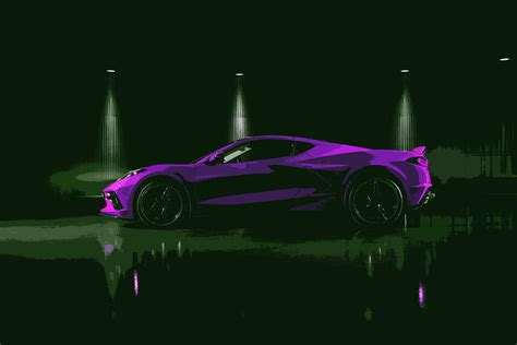 Chevrolet Corvette C8 Digital Art by Thespeedart - Fine Art America