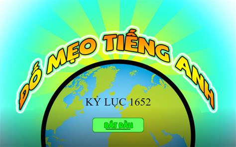 Game Đố mẹo tiếng Anh - Game Vui