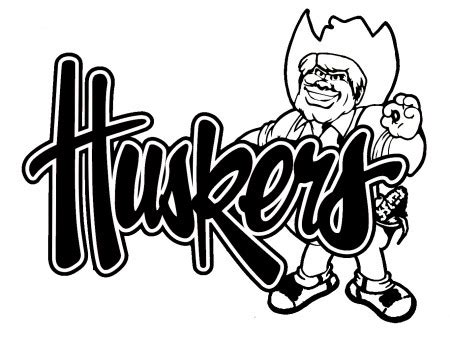 Herbie Husker Coloring Page For Halloween. GBR!. Coloring Page ...