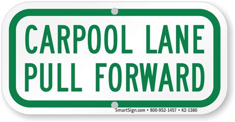 Carpool Parking Signs - Reflective Aluminum Signs, Aluminum Signs