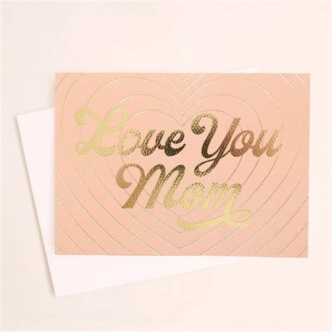 Love You Mom Card | Mother's Day Cards – Pigment