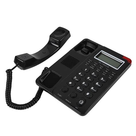 OTVIAP 5-group Speed Dial Desktop Corded Telephone LCD Display Corded ...