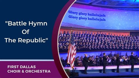 "Battle Hymn Of The Republic" First Dallas Choir & Orchestra | June 30, 2019 Chords - Chordify