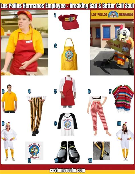 How To Dress Like Los Pollos Hermanos Employee Costume Guide For Cosplay & Halloween Gustavo ...