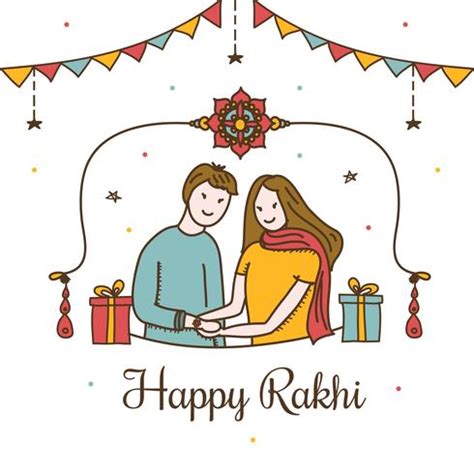 Happy Rakhi Vector 226697 Vector Art at Vecteezy