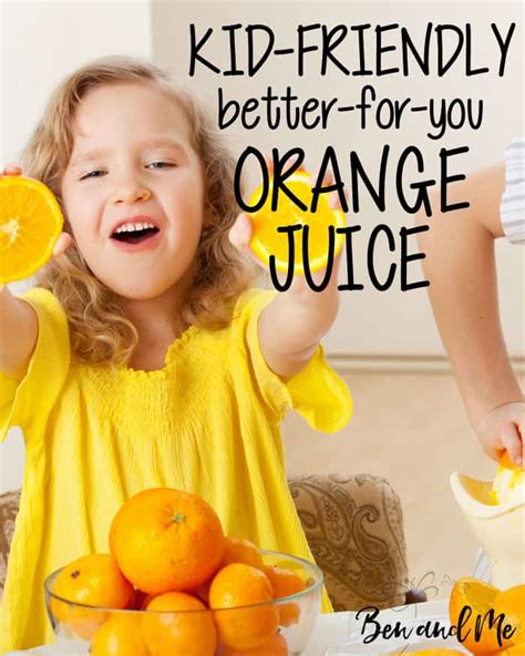 Kid-Friendly Better-for You Orange Juice Recipe