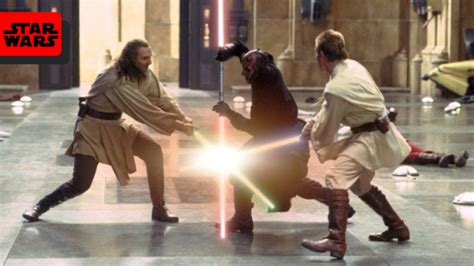 "Qui-gon é diferente dos outros jedi", diretor de Mandaloriano explica como duelo em Ameaça ...