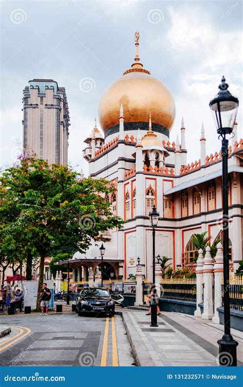 Masjid Sultan or Sultan Mosque in Kampong Glam, Singapore Editorial Photo - Image of glam ...