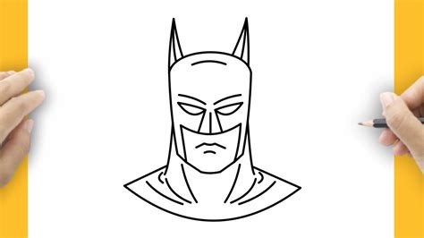 Batman Face Drawing