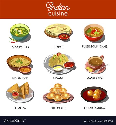 Traditional Indian Cuisine Dishes