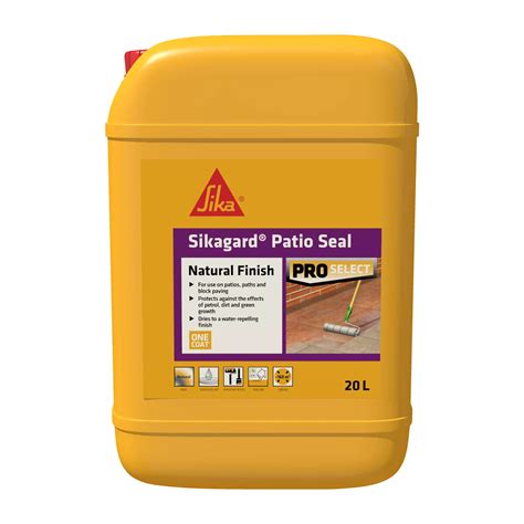 Sika Natural One coat patio sealer, 20L | Departments | TradePoint