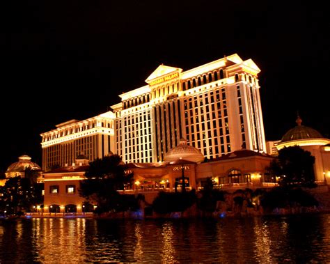 Caesars Palace at Night by BerRea on DeviantArt