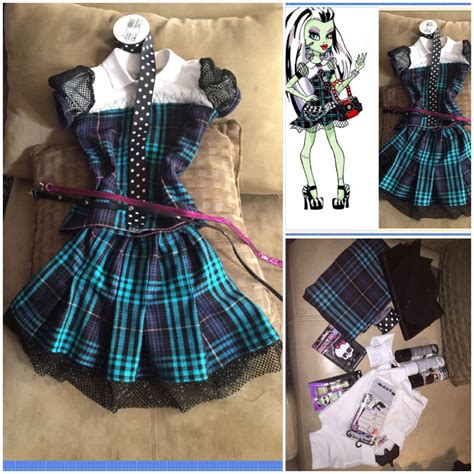 DIY Frankie Stein costume. | Monster high halloween costumes, Monster high costume, Pretty ...