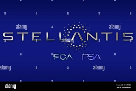 Netherlands, Year 2021, new Stellantis car group logo, PSA and FCA ...