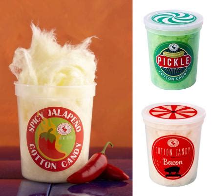 You Can Now Get Unique Cotton Candy Flavors, Including Jalapeño, Pickle, Bacon and more