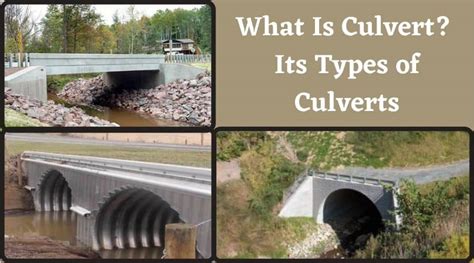 Types Of Culverts: Pros And Cons Of Different Culverts - Civiconcepts