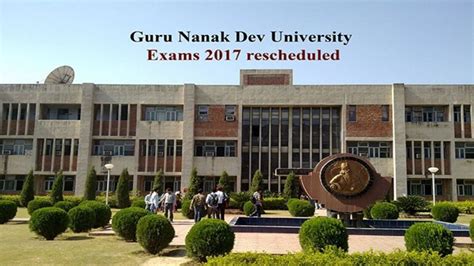 Exams rescheduled in Guru Nanak Dev University this year due to ...