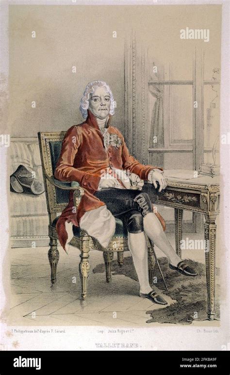 Prince Charles-Maurice Talleyrand-Périgord. 1792-1838. Bishop of Autun ...