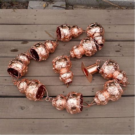 Rain Chains Copper Rain Chains For Downspouts Rain India | Ubuy