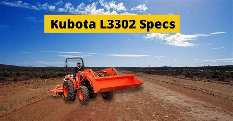 Kubota L3302 Specs: Compact Diesel Tractor Features - Construction Catalogs