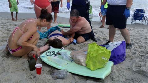 Two Teens Mauled in Shark Attacks at North Carolina Beach - ABC7 San Francisco