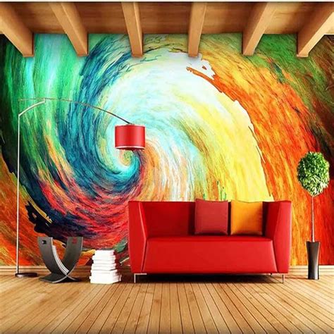 High Quality Custom Mural Wallpaper European Modern Abstract Art Wall Painting Canvas Living ...