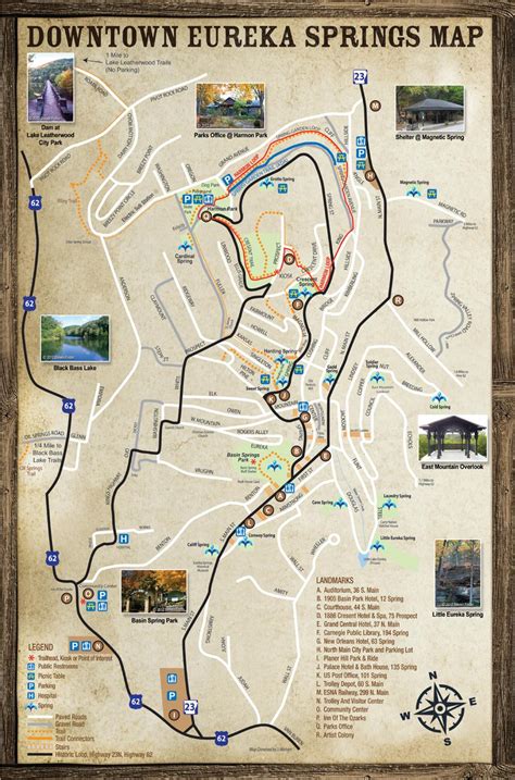 Eureka Springs Attractions Map - Ardyth Mireille