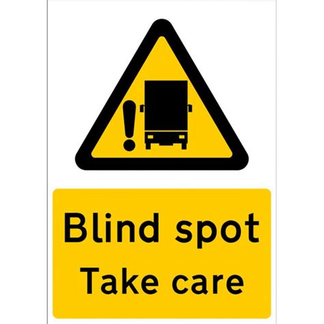 Outdoor Vinyl Sticker - Blind Spot Take Care - Large - Car Smart