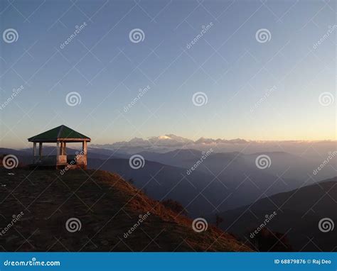 Sunrise at Mt. Kanchenjunga Stock Photo - Image of kanchendzonga, hills ...