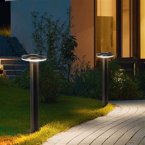 Landscape Garden Pathway LED Waterproof Commercial Solar Bollard Lights ...