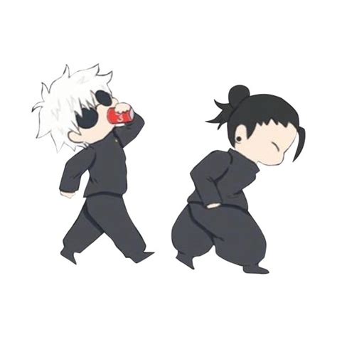 Gojo Satoru and Suguru Geto chibi Jujutsu Kaisen anime design by anime ...