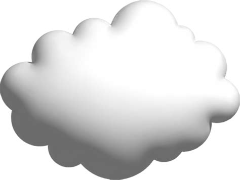 white 3d cloud 13994940 PNG