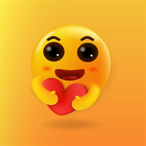 Care Emoji Hugging A Red Heart Premium Vector Freepik Vector Love | The Best Porn Website