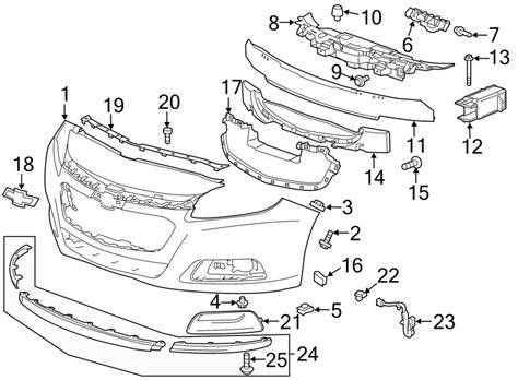 Chevrolet Malibu Radiator Support Air Deflector (Upper) - 22995190 | Stingray Chevrolet, Plant ...