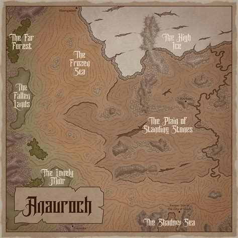 Map of Anauroch : r/Forgotten_Realms