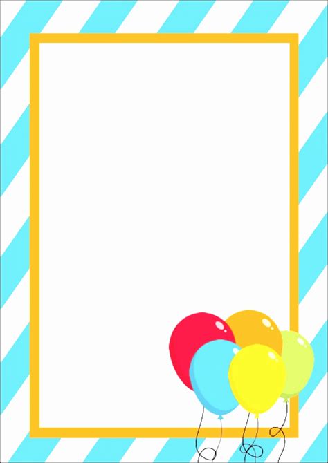 Free Printable Blank Birthday Cards - Printable Templates Free