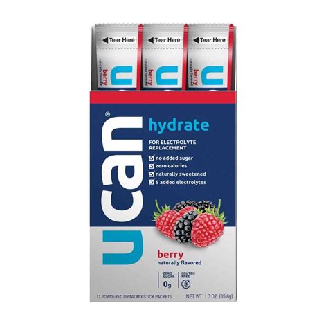 UCAN Hydrate Electrolyte Single Serve Packet - Beyond Running