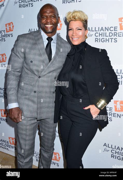 Terry Crews and wife arriving The Alliance for ChildrenÕs RightsÕ 24th Annual Dinner at the ...