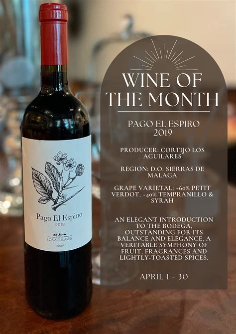 Wine Of The Month! - My Little Spanish Place