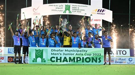 Junior Men's Asia Cup Hockey 2023: India beat Pakistan 2-1 to win title ...