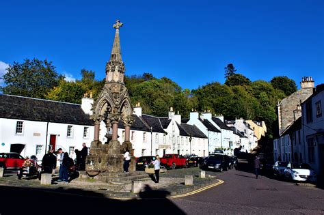 Dunkeld is a town in central Scotland which is popular with tourists.