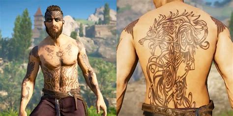 Ink Your Viking With This Free Assassin's Creed Valhalla Tattoo Set