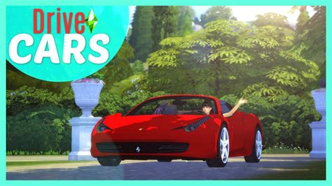 Finally Drivable Cars - The Sims 4 Car And Golf Cart - The Sims 4 Discover University - YouTube