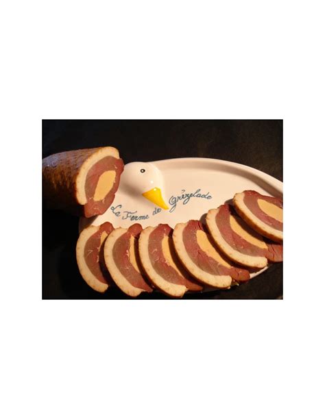 Magret fumé fourré au foie gras de canard - 380 gr