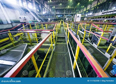 Industrial Interior of Factory Stock Photo - Image of manufacturing ...