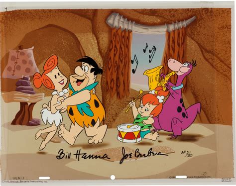 The Flintstones Jam Session Cel (Hanna-Barbera, 1989) | Flickr Hanna ...