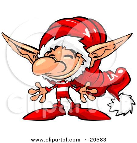 Royalty-Free (RF) Santa Elf Clipart, Illustrations, Vector Graphics #1