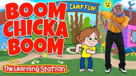 Boom Chicka Boom ♫ Action Songs Kids ♫ Brain Breaks ♫ Camp Songs ♫ Kids Songs ♫ The Learning ...